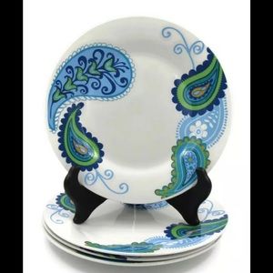 Beautiful Farmouse Blue Paisley 10” Dinner Plate